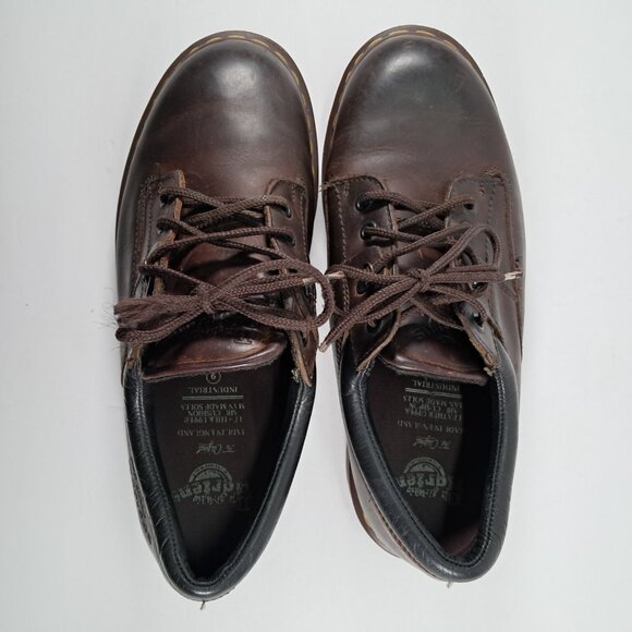 Dr Martens Vintage Oxford Shoes Men UK 9 Brown US 10 Leather 7733 England - Picture 7 of 16